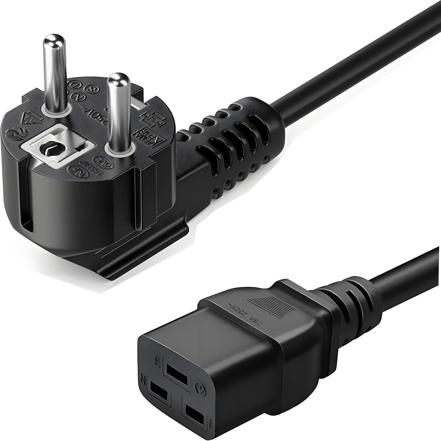 C19 3 m Câble d'alimentation Schuko CEE7/7 Plug vers IEC 320 C19 Câble d'alimentation PC pour PDU UPS