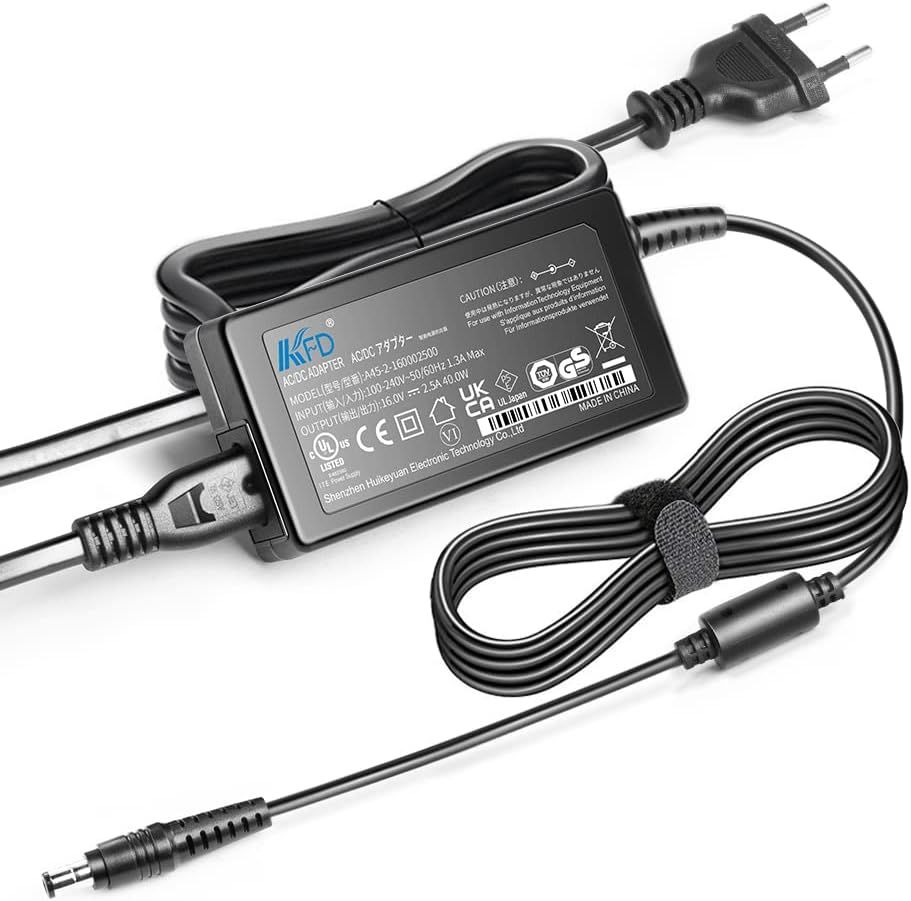 Alimentation Secteur Chargeur 16V pour Clavier Arrangeur Yamaha PSR-S670 PA-300 PA300 PA-300C PA300C YDP-162 YDP-162B YDP162 YDP162B Enceinte Bowers & Wilkins Zeppelin Mini DC16VAdaptateur