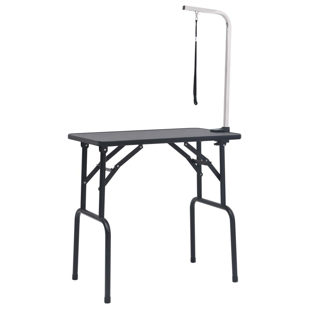 Comparer les prix de Table de toilettage réglable pour chiens avec 1 boucle