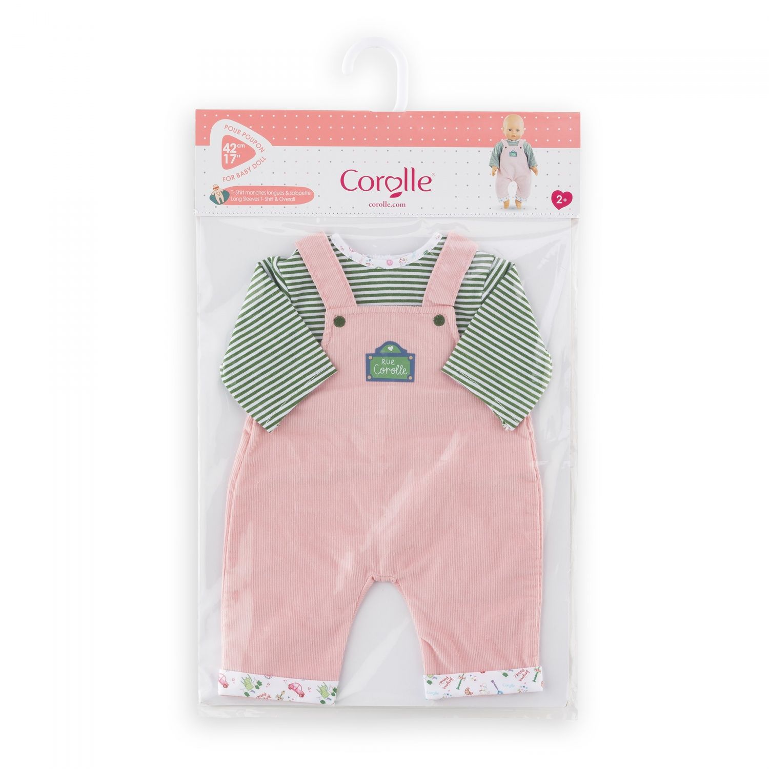 T Shirt et Salopette Un Weekend a Paris poupon 42cm