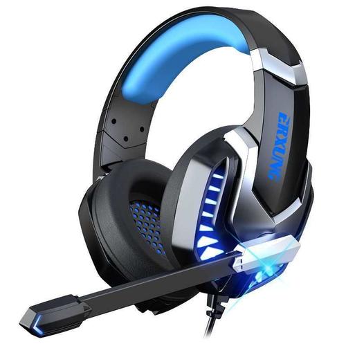 Casque Esports Casque Filaire Jeu Lumineux Téléphone Portable Ordinateur Portable