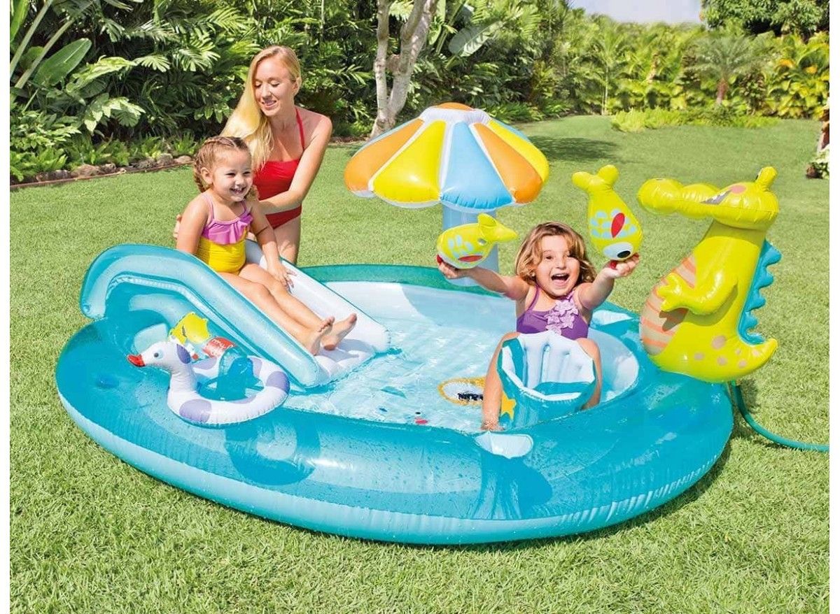 Aire de jeux gonflable Alligator Intex - vue 2