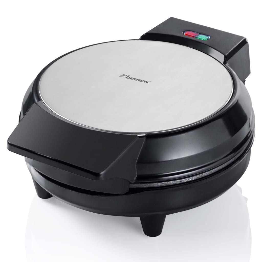 Bestron Gaufrier pour Gaufres Classiques en Forme de Coeur Gaufrier avec Revêtement Anti Adhésif pour Gaufres en Forme de Coeur 700 Watts Couleur: