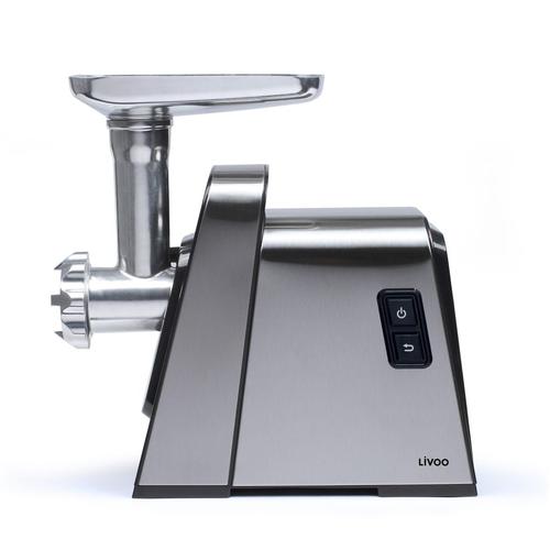 Livoo Hachoir à Viande 500 W Aluminium Gris