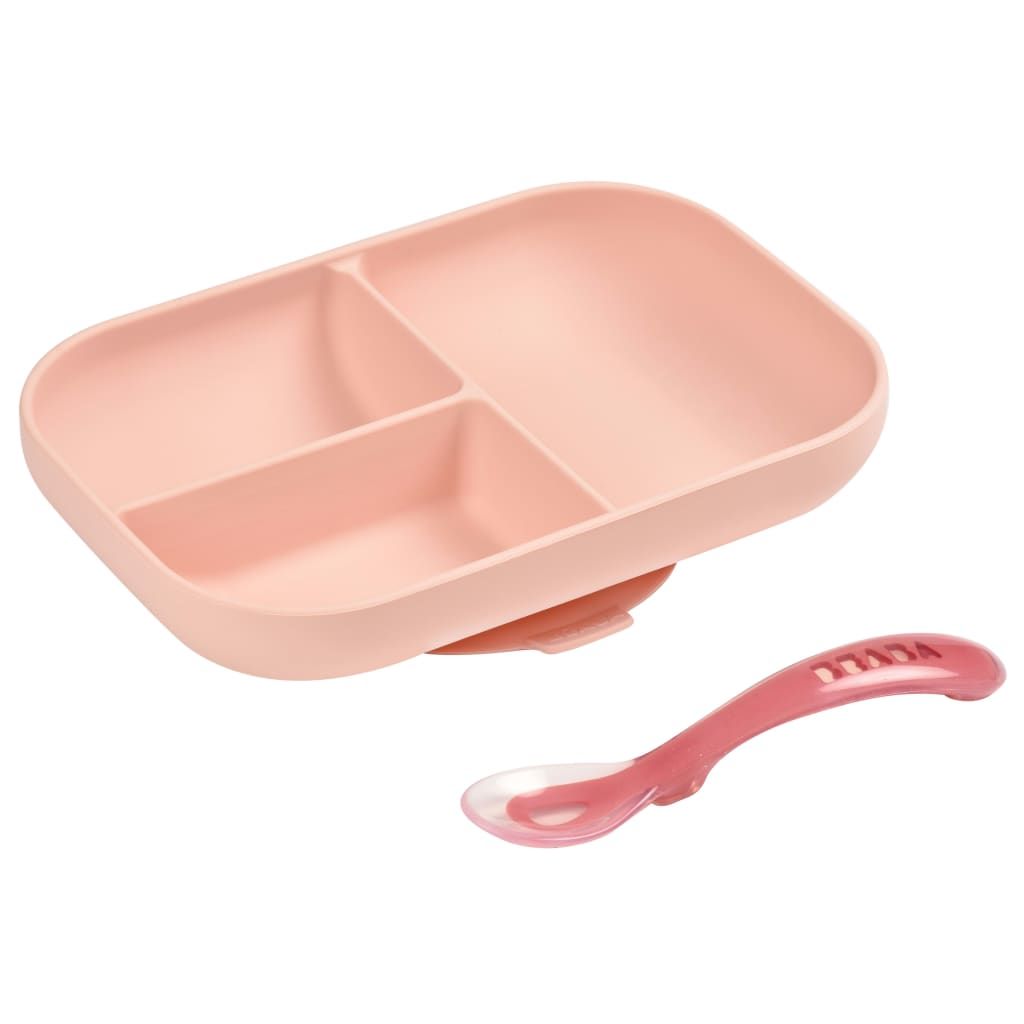 Set Repas Silicone 2 Pièces Compartimenté - vue 2