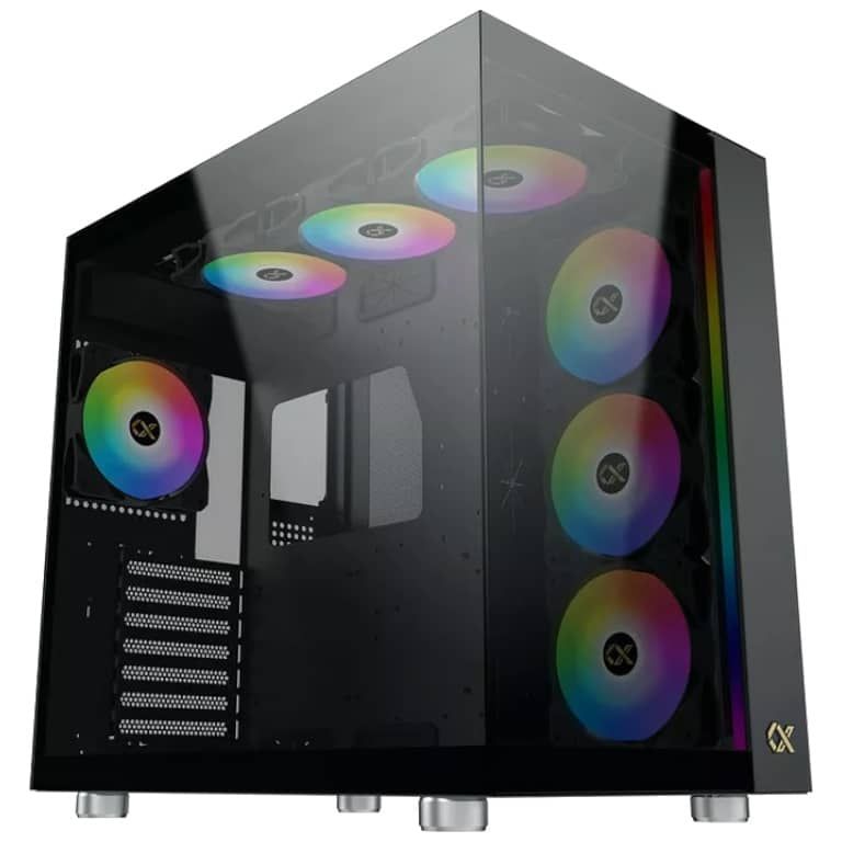 Boitier PC Moyen Tour E ATX Xigmatek Ultra RGB avec panneaux vitrés