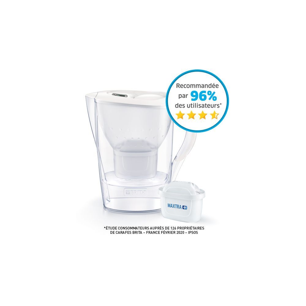Carafe d'eau filtrante Brita Marella + 1 cartouche - vue 2