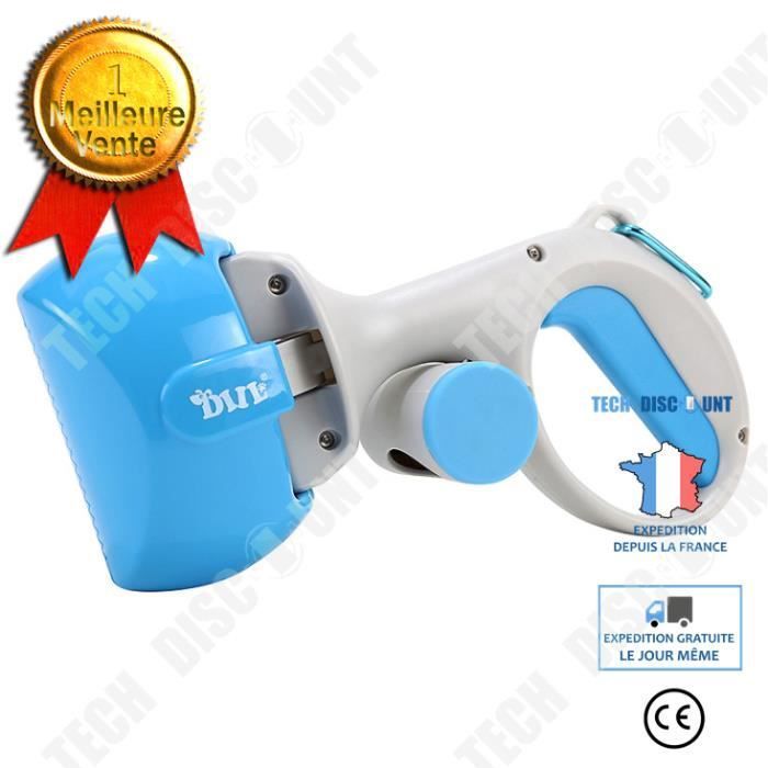 Meilleurs prix pour TD® Pelle à ramasse crotte Distributeur sac poubelle animaux de compagnie chien caca plastique déjection excrément portable