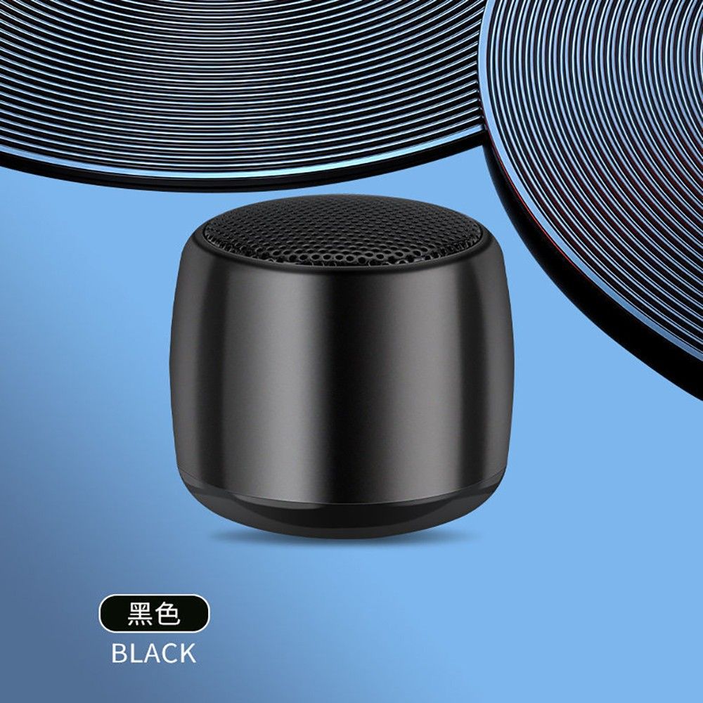 Petit haut-parleur Bluetooth sans fil Mini subwoofer de téléphone portable audio portable extérieur, noir