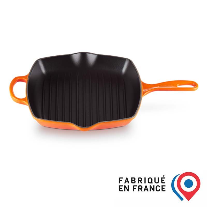 LE CREUSET Skillet Carré en fonte émaillée 26 x 26 cm