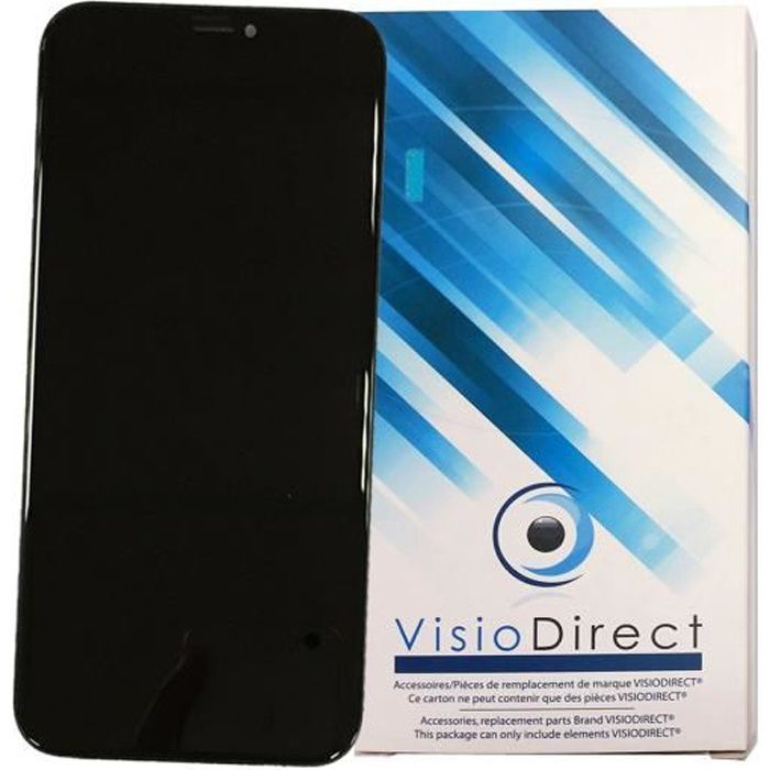 Ecran Pour Iphone Xr 6.1" Noir Téléphone Portable Ecran Lcd + Vitre Tactile -Visiodirect