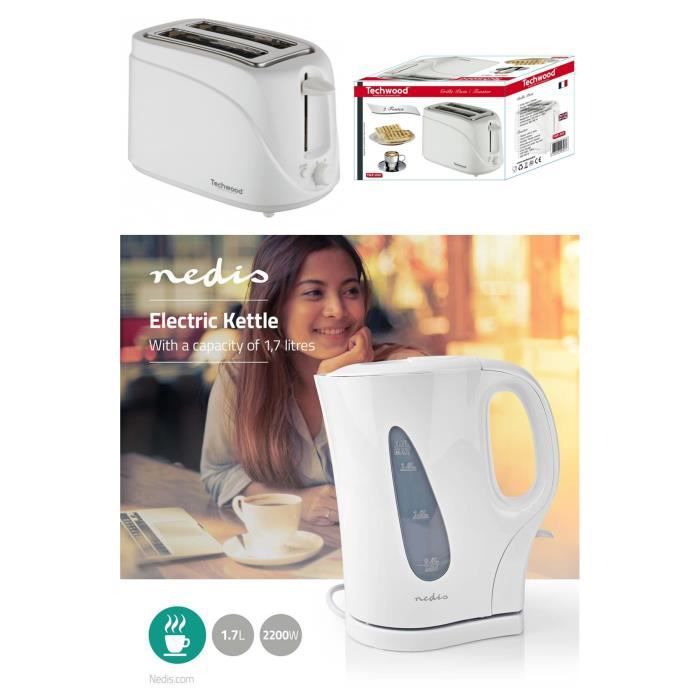 Techwood Pack Bouilloire + Grille pain - vue 2