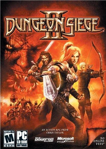 Microsoft Dungeon Siege Ii Ensemble Complet Pc Cd Rom Boîtier Dvd Win Français