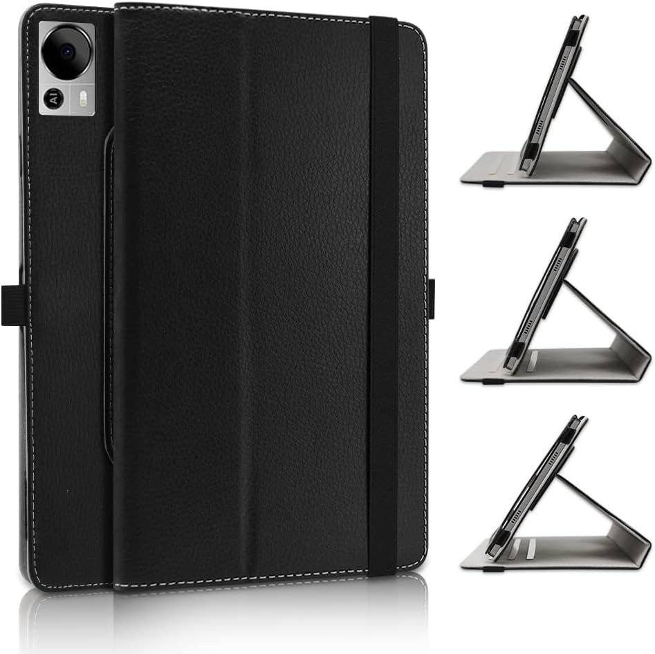 360°Rotation Housse Rotatif Étui Coque Avec Rabat Stand De Positionnement Support Pour Oppo Pad 2 / Oneplus Pad 11.61" Tablet - Noir