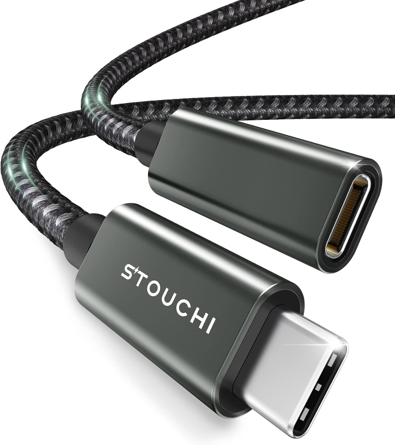 Câble D'Extension Usb C 1,8M,Nouvelle Version Typec 3.2 Mâle Vers Femelle Charge Rapide Et Transfert De Données Audio Pour Galaxy Tab S8,Pad,M1 M2 Mac Mini/Pro,Galaxy S22,Chargeur Mag-Safe