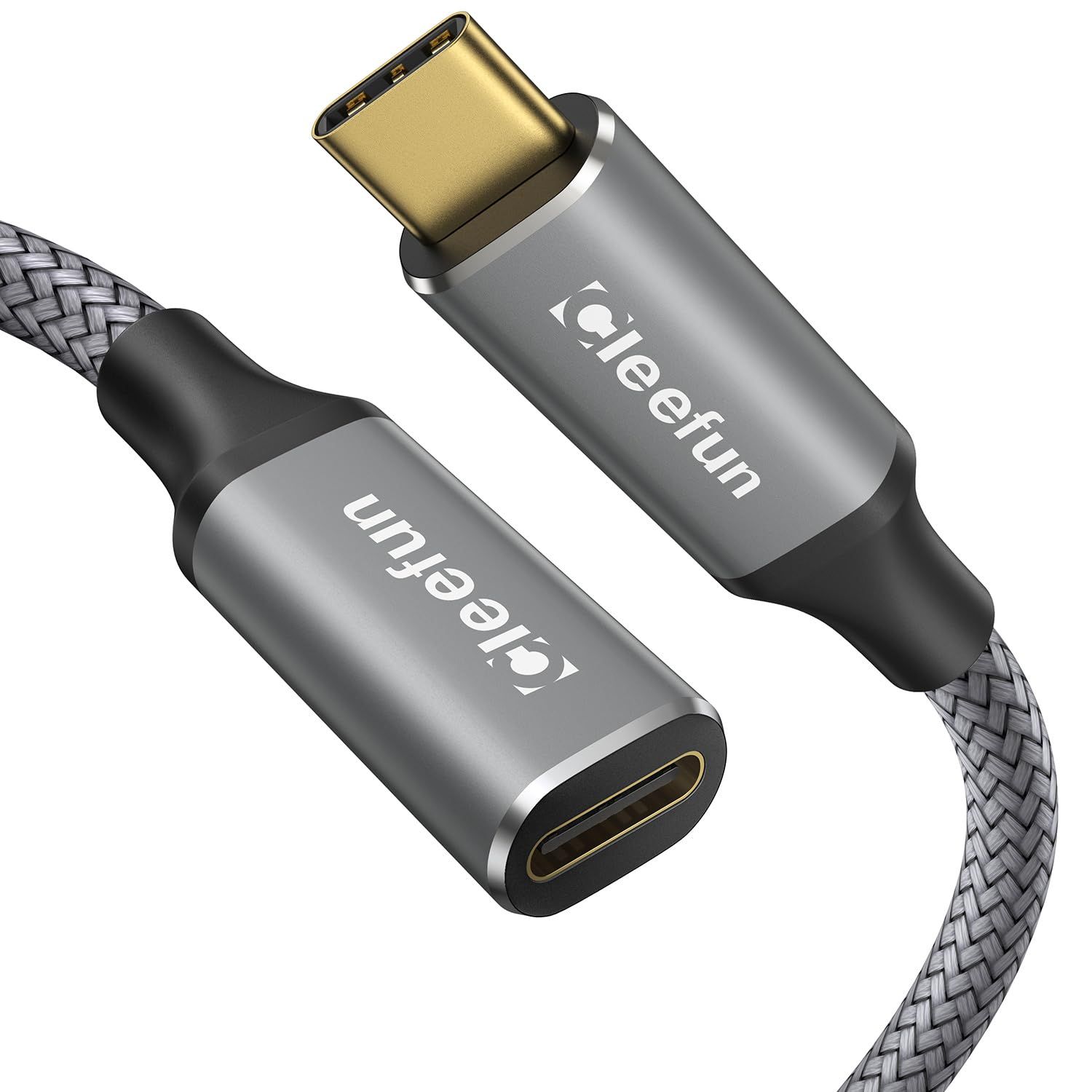 Cable Rallonge Usb C Court 50Cm, Usb 3.2 Cable Usb C Mâle Vers Femelle Prend 10Gbps Sync 100W Charge Pour Psvr2 Macbook Pro/Air, Galaxy S23/S22/S21, Tab S8, Pixel 7/6, Pad, Usb-C Hub