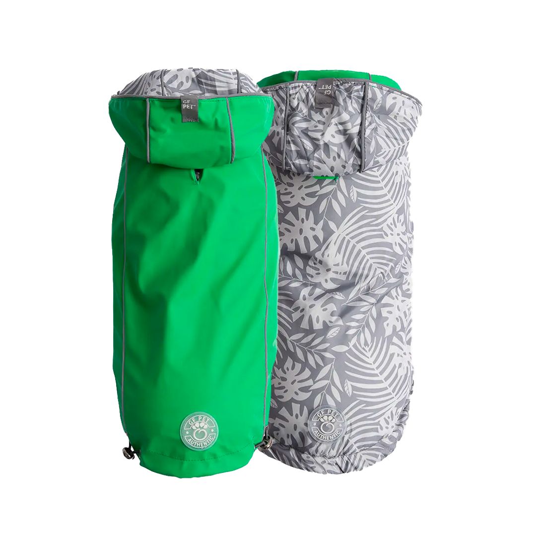 Comparer les prix de Gf Pet Reversible Elastofit Raincoat - Imperméable- Vêtements Imperméables Pour Chiens- Taille 4xl Manteau Pour Chien Longueur Du Dos 81cm- Vert