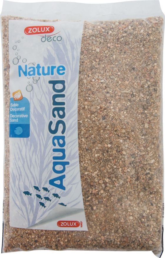 Sol Décoratif Naturel Aquasand Nat Rivière 1kg (Lot De 4)