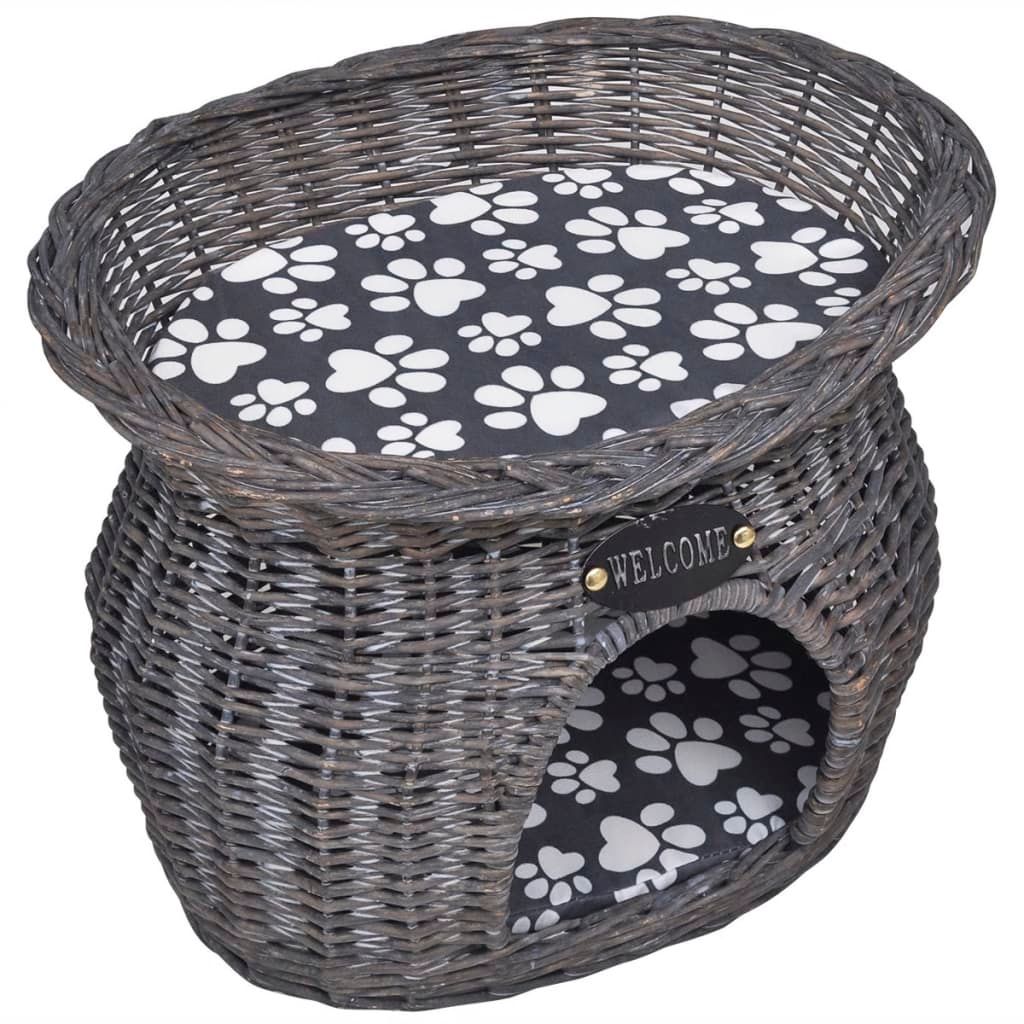 Comparer les prix de vidaXL Arbre/maison à chat avec coussin Saule