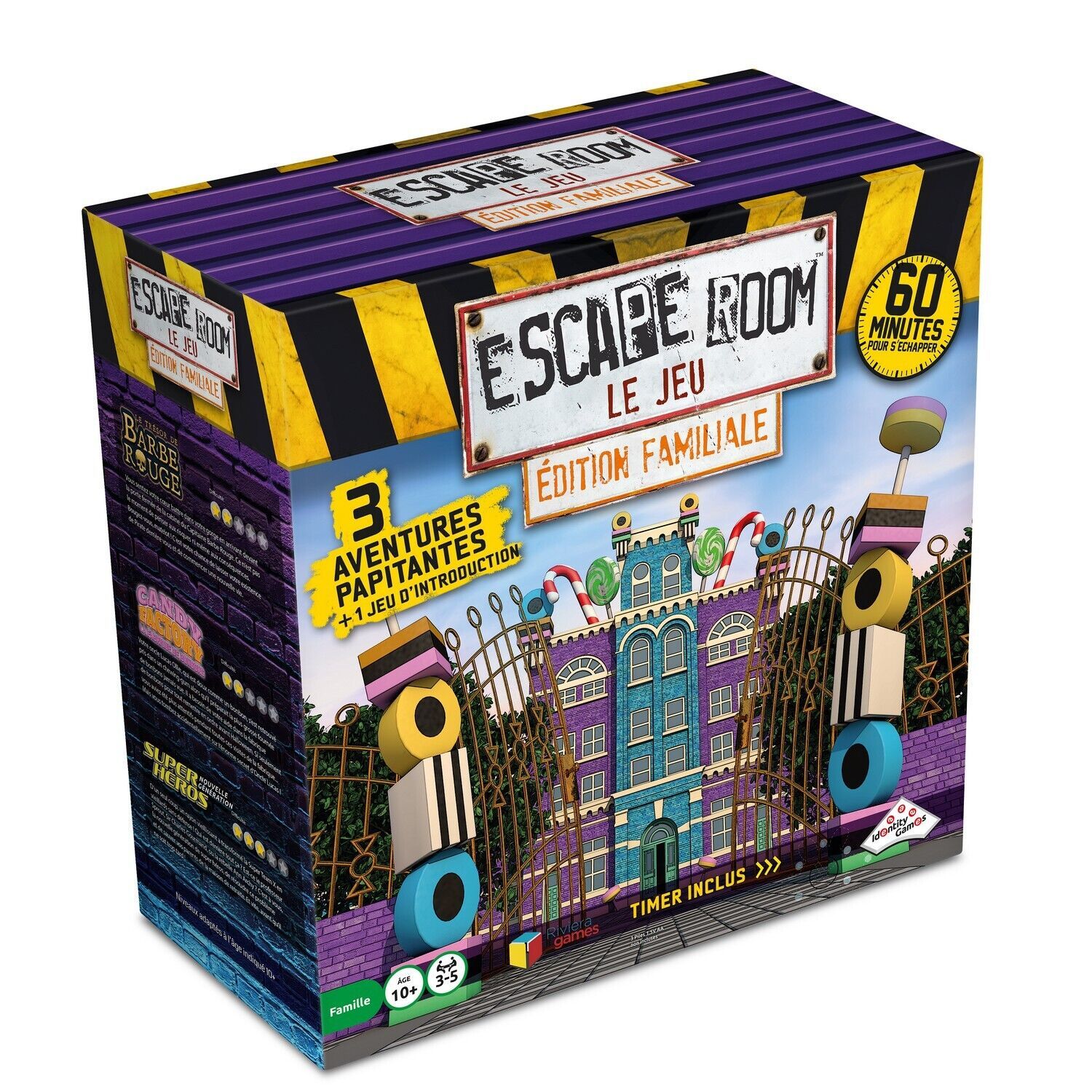 Jeu d'escape Game Riviera Games Escape Room Edition Familiale