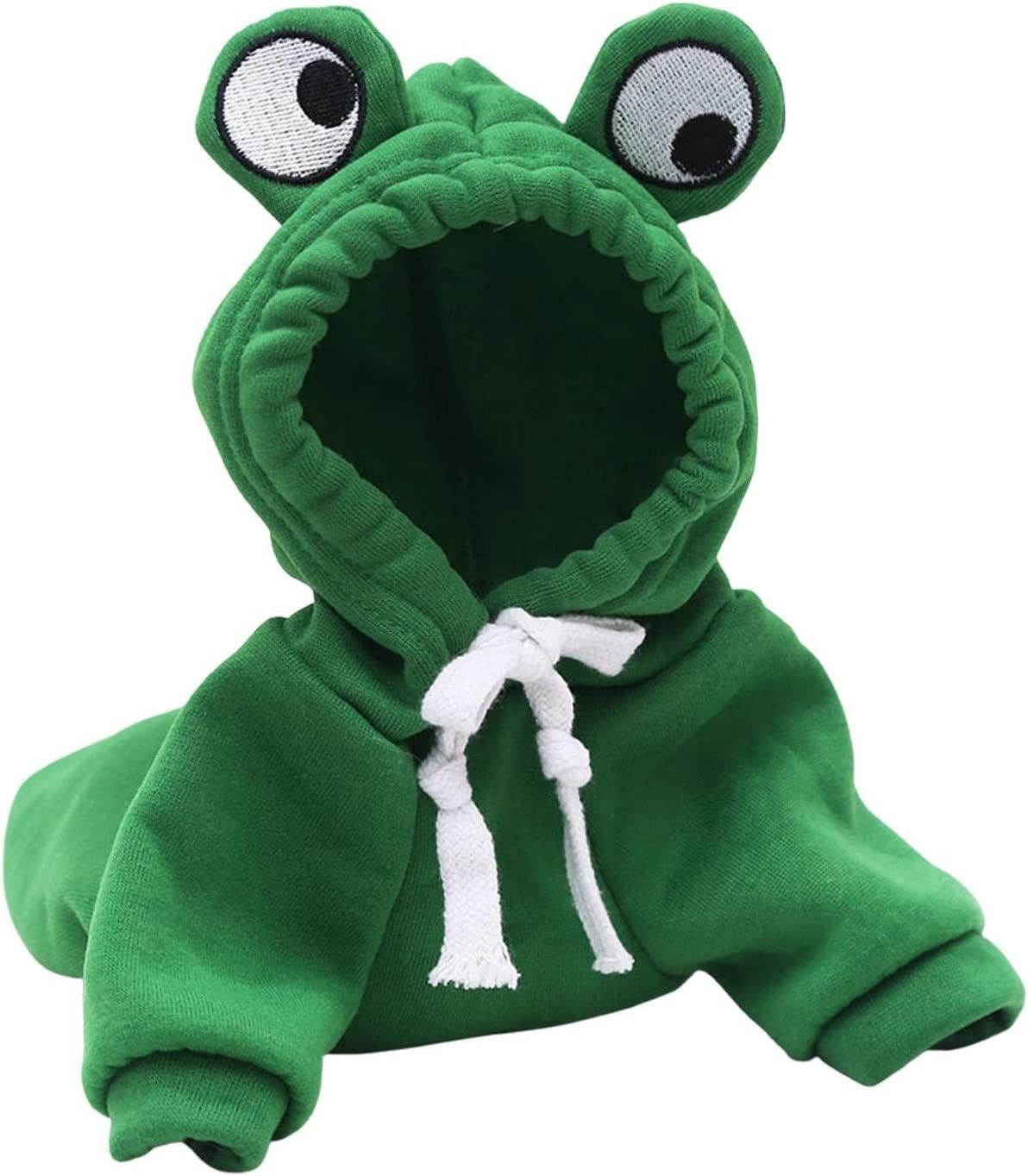 Pull À Capuche Pour Chien - En Forme De Grenouille - Pour L'hiver Et Le Froid - Pour Petits Chiens, Chats Et Chiots