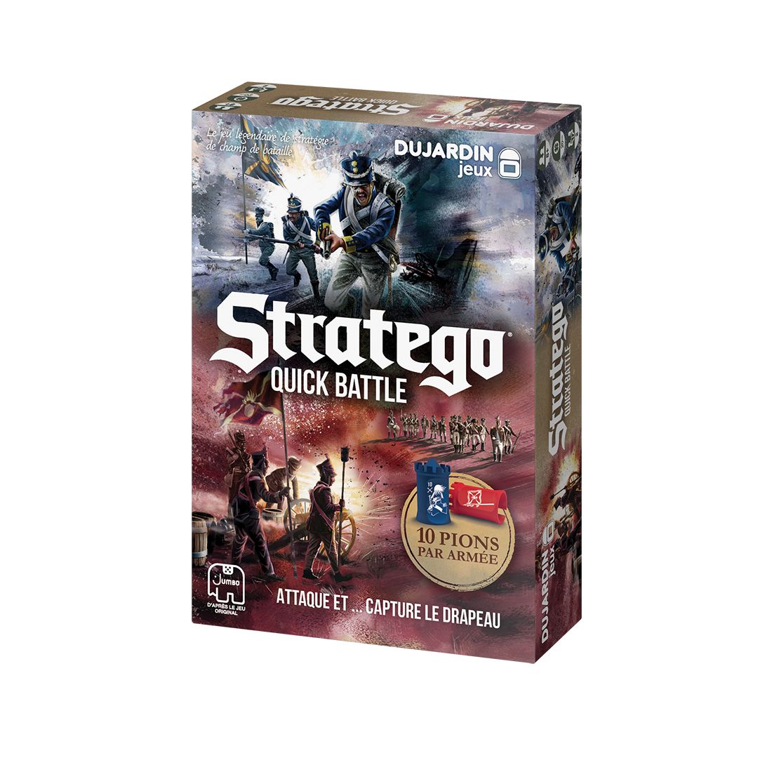 Stratego Quick Battle Jeu de société DUJARDIN Préparez vous à des batailles rapides et intenses avec Stratego Quick Battle ! - vue 5