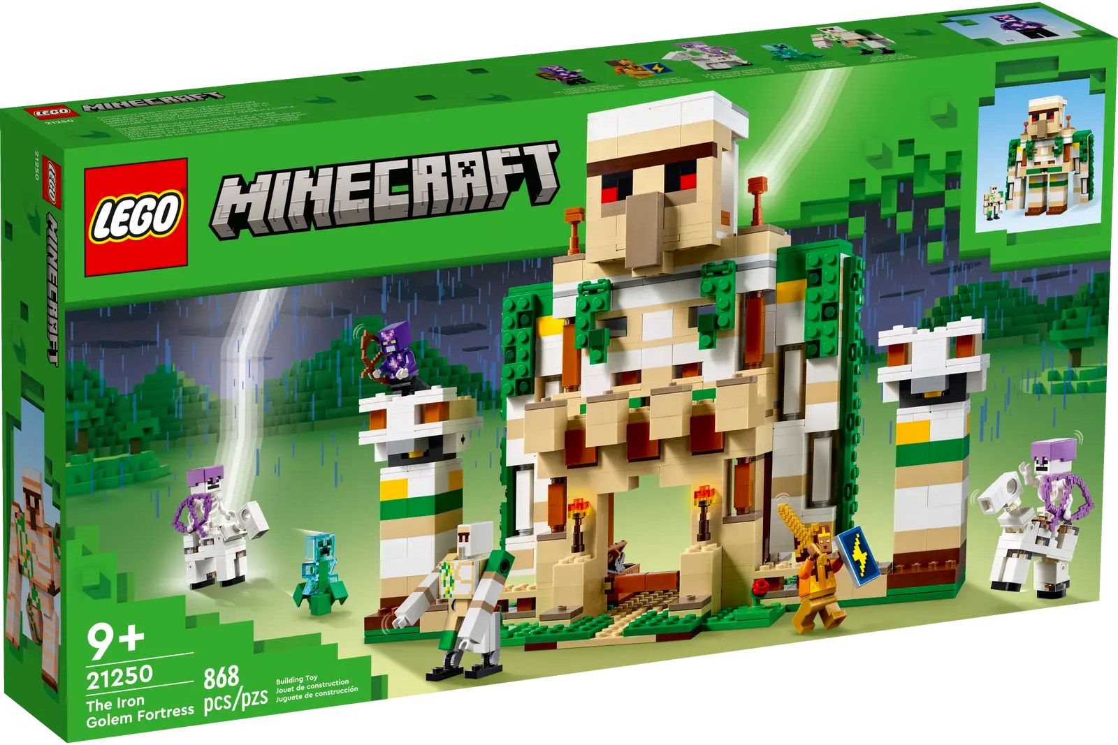 Lego Minecraft - La Forteresse Du Golem De Fer - 21250