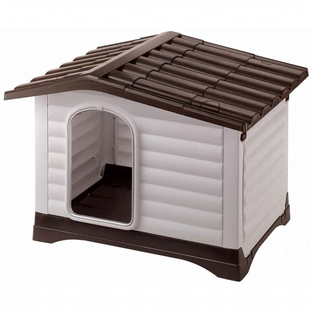 Maisonnette En Plastique Avec Porche Pour Chiens Dogvilla