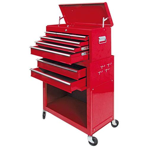 Vorel Armoire À Roulettes Avec 6 Tiroirs 62X33X107 Cm