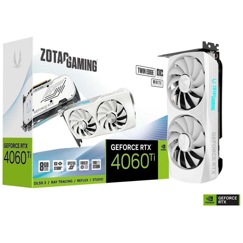 Zotac GeForce RTX 4060 Ti Dual NVIDIA 8 Go GDDR6 Neuf - vue 4