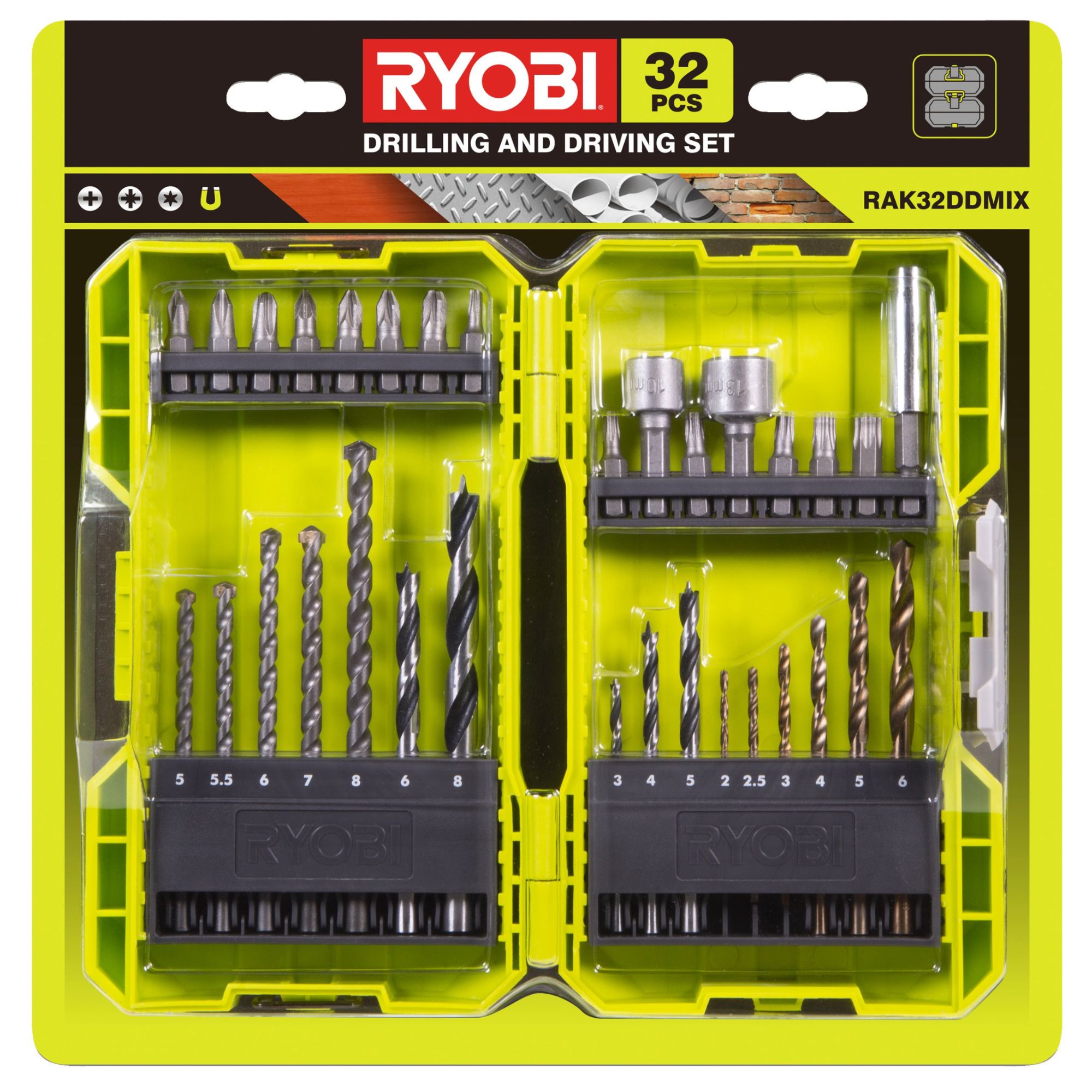 Ryobi RAK32DDMIX Mèches & jeux - vue 3