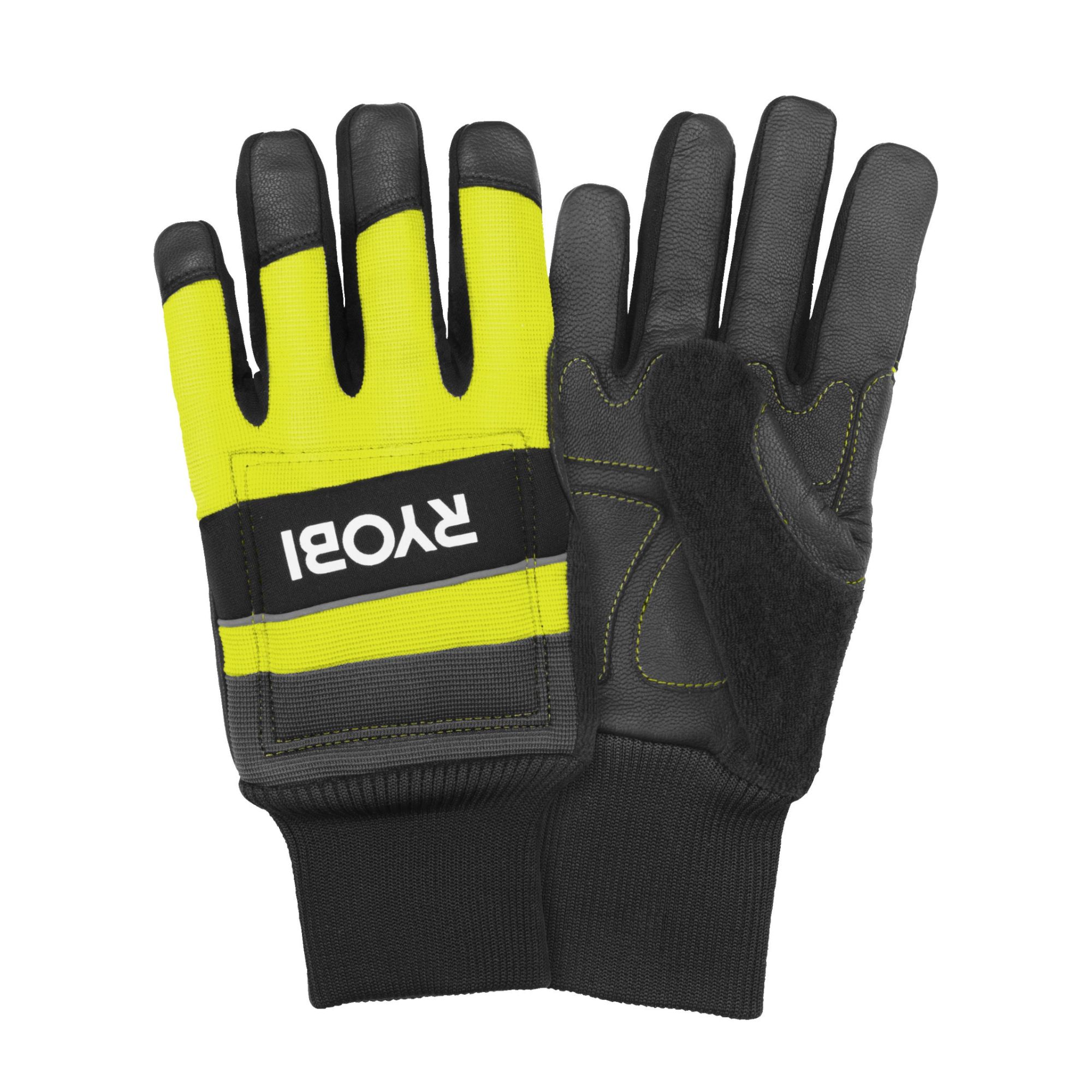 Gants anti coupures RYOBI RAC258M pour tronçonneuses Taille