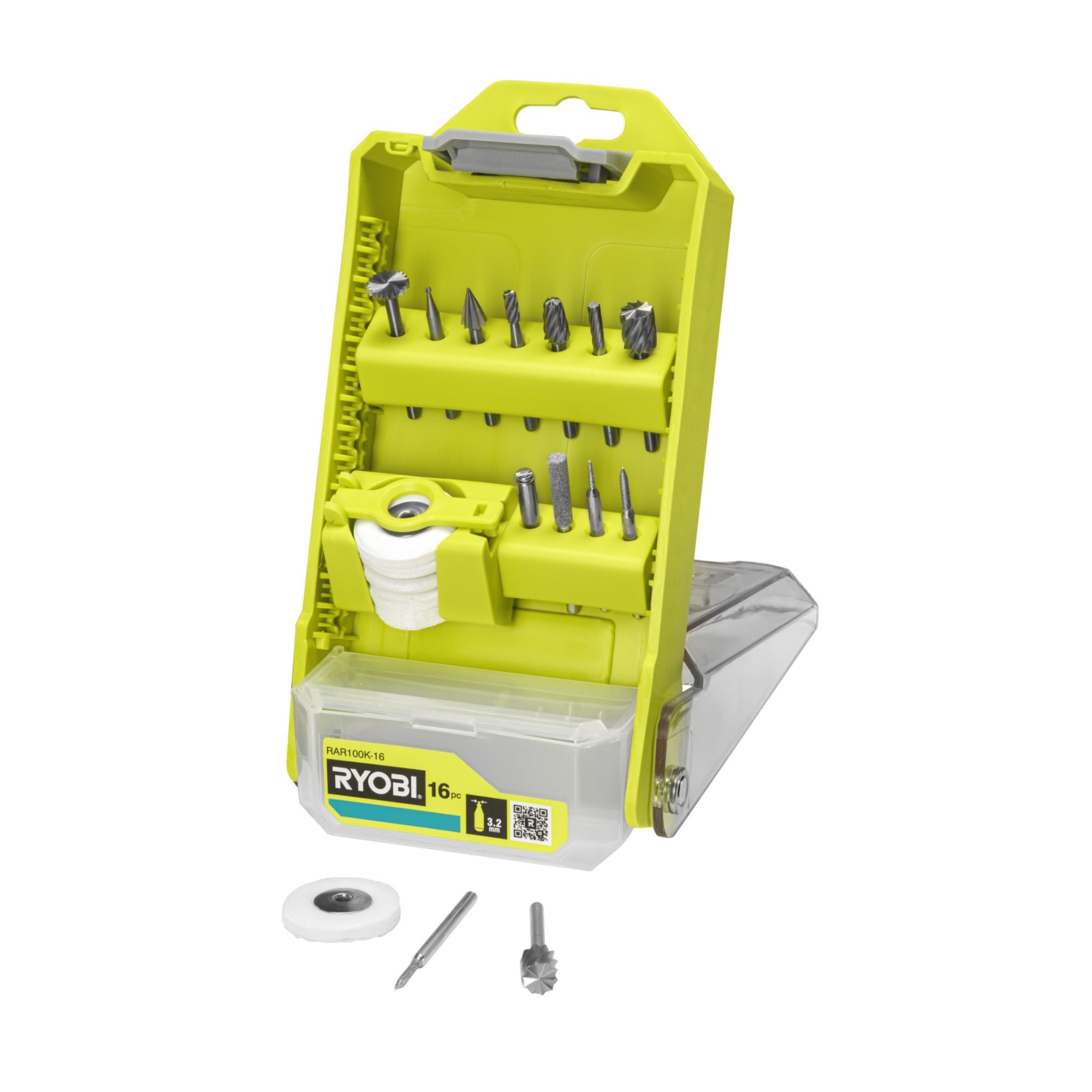 Graveur Ryobi RAR100K 16 Coffret 16 pcs pour la sculpture et la gravure - vue 2