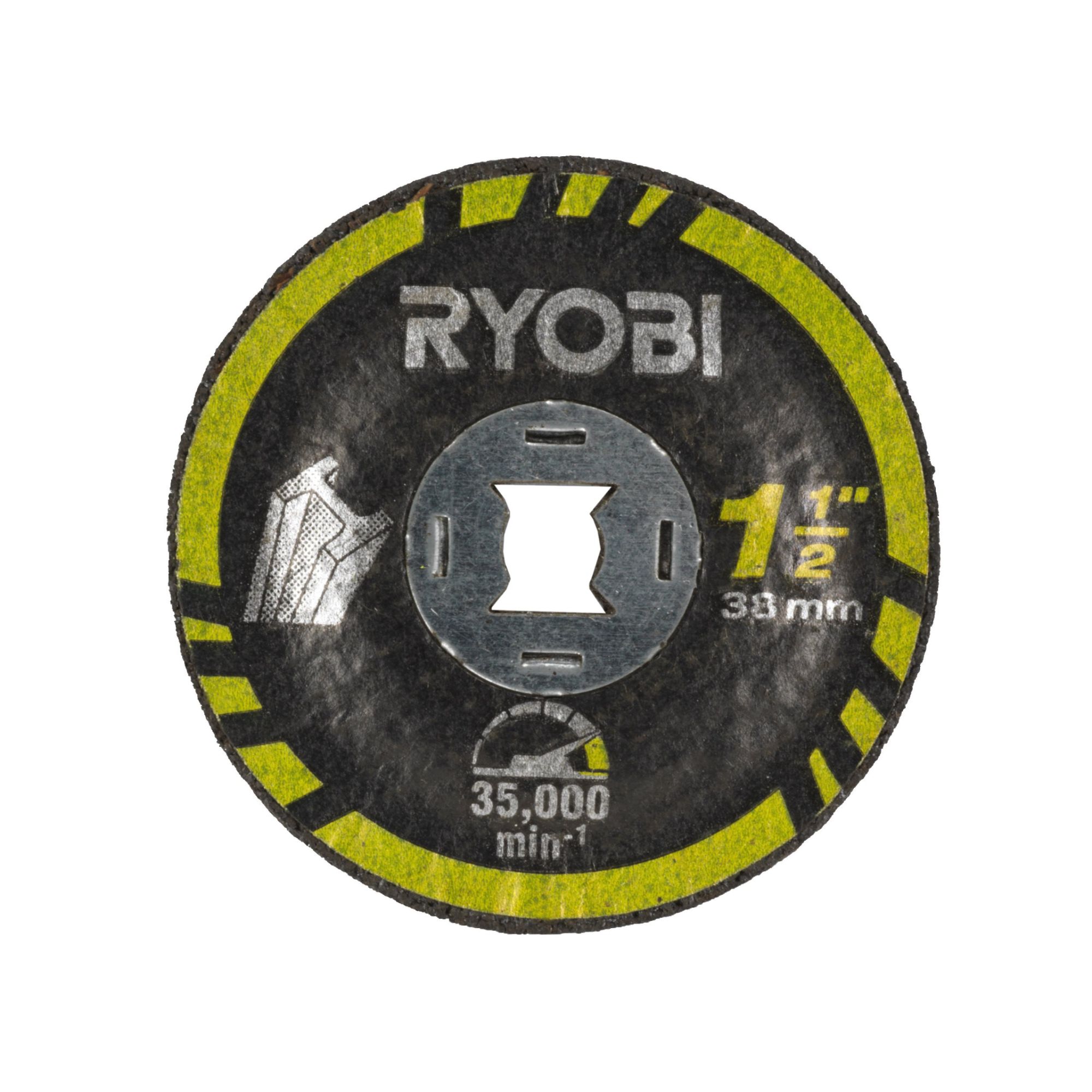 Lot de 2 disques à rectifier RYOBI RAR507 2 Pour le métal 38mm