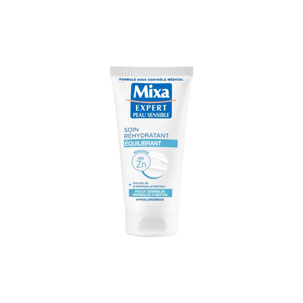 Mixa - Expert Peau Sensible Soin Visage Réhydratant Equilibrant 50 Ml
