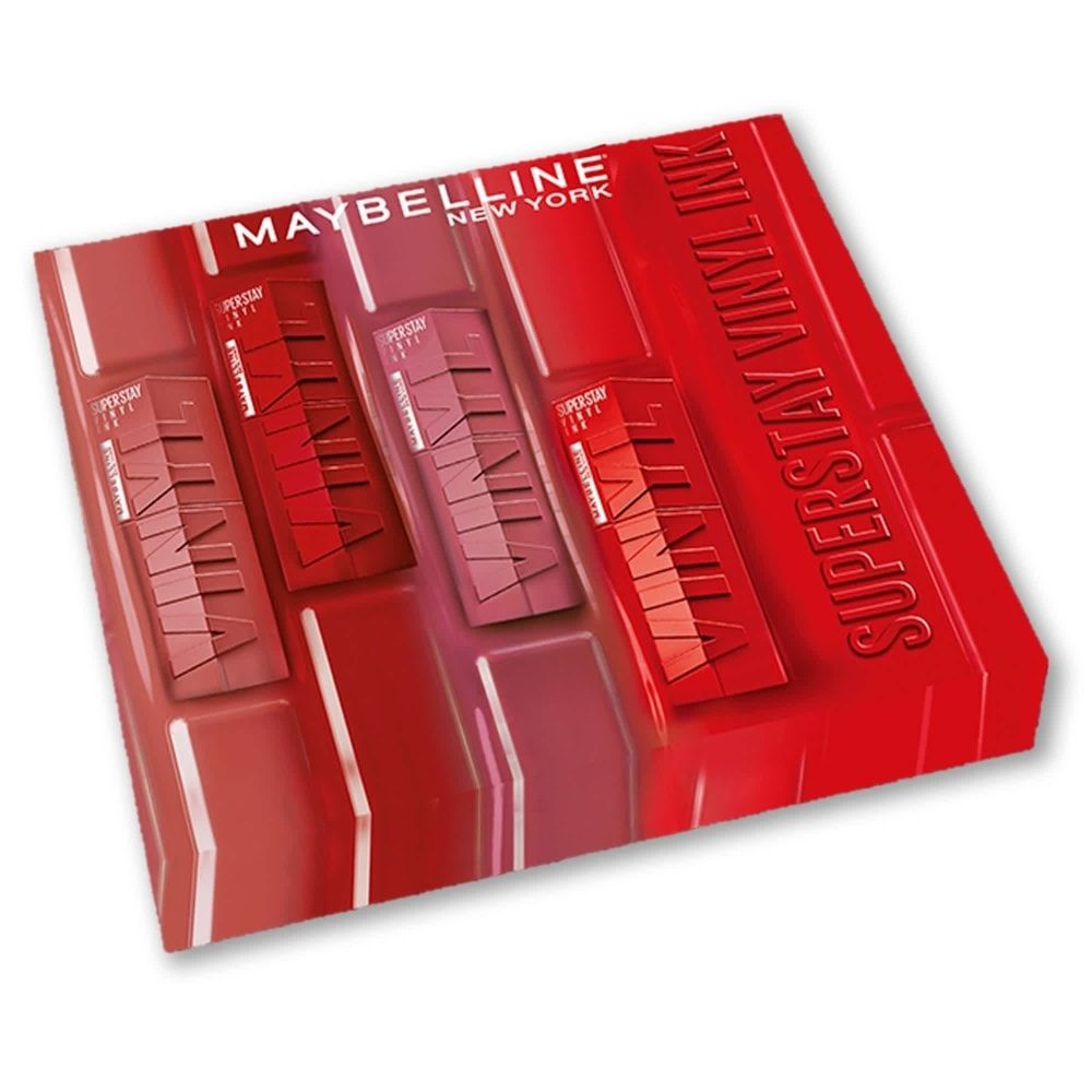 Maybelline New York Maybelline Superstay Vinyl Ink Coffret 4 Encre À Lèvres Lèvres 1.0 Unité 1 Unité