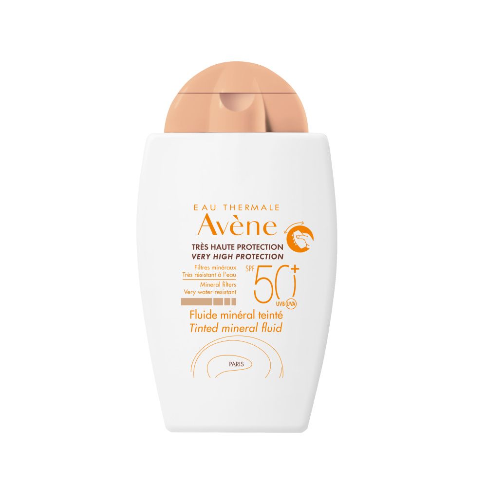Protection Solaire Fluide Minéral Teinté Spf50+ Eau Thermale Avene Le Flacon De 40ml - vue 2