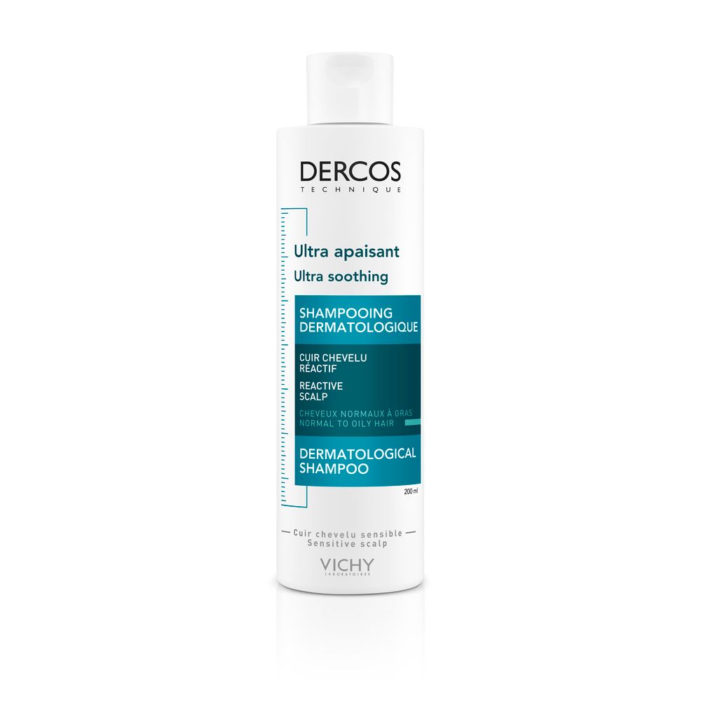 Vichy Dercos Technique Shampooing Traitant Ultra Apaisant Anti Démangeaisons Cheveux Gras & Cuir Chevelu Sensible 200 ml - vue 4