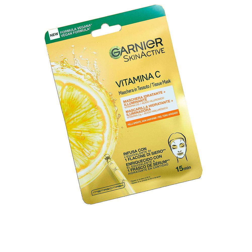 Garnier Skinactive Vitamina C Tissue Mask Garnier Soin Visage 1 Unité