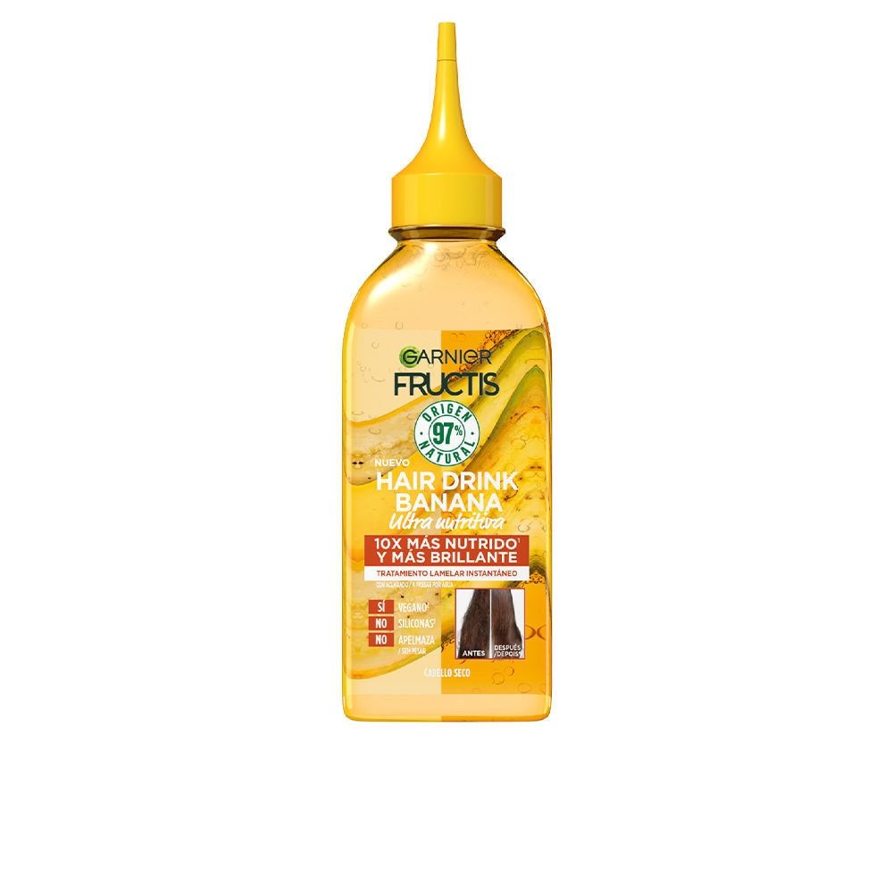 Garnier Fructis Hair Drink Banane Traitement Ultra Nourrissant Garnier Soin Pour Le Cuir Chevelu 200 Ml