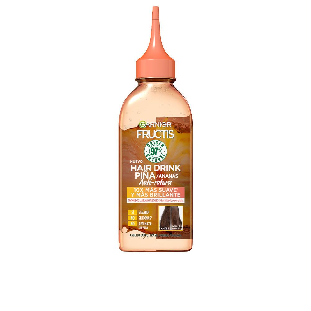 Garnier Fructis Hair Drink Traitement Anti Casse Ananas Garnier Soin Pour Le Cuir Chevelu 200 Ml