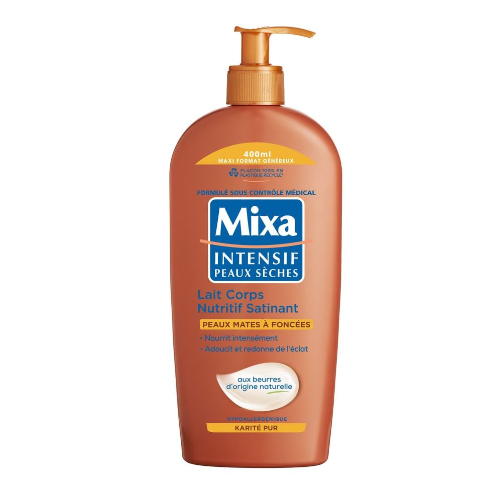 Mixa - Mixa Intensif Peaux Sèches Lait Corps Nutritif Satinant 400 Ml