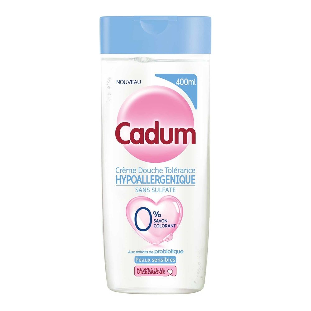 Gel Douche Hypoallergénique Peaux Sensibles Probiotique Cadum Le Flacon De 400ml - vue 7