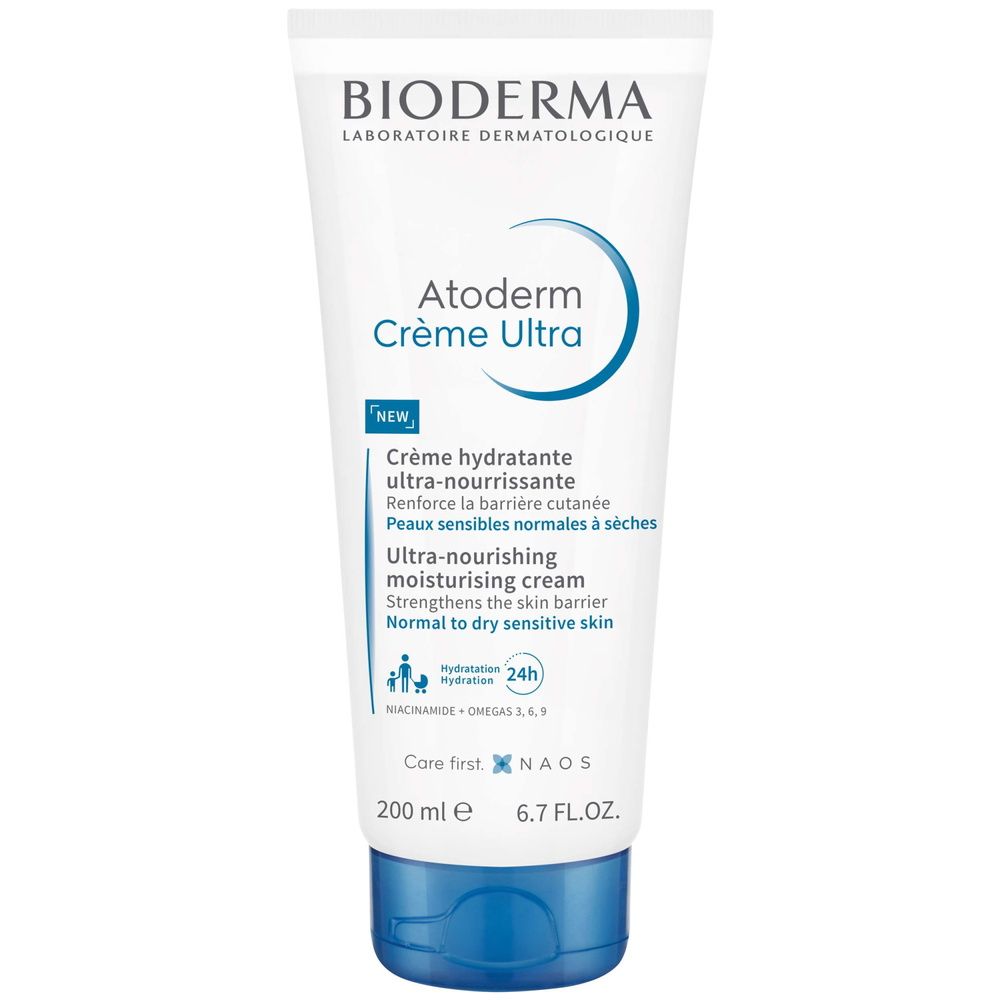 Crème Corps Hydratante Ultra nourrissante Atoderm Bioderma Le Tube De 200ml
