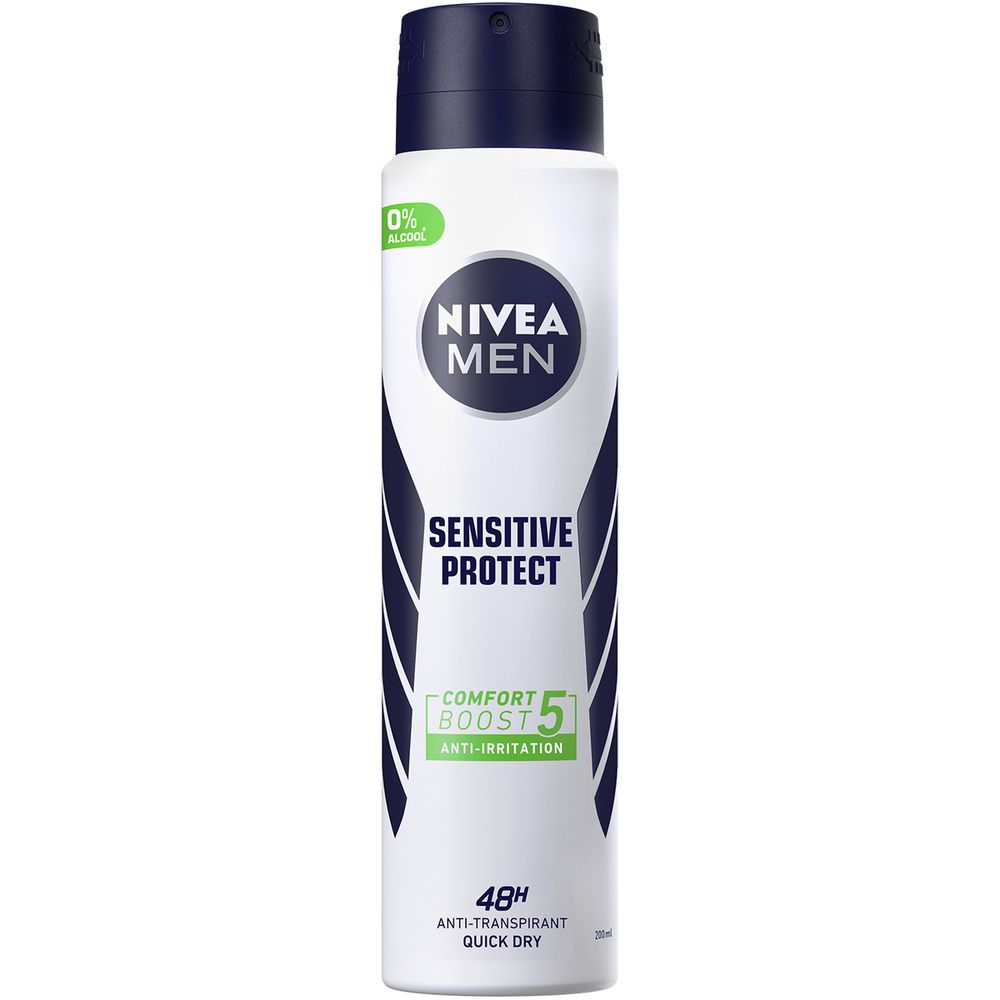 Déodorant Spray Homme Anti transpirant 0% Alcool Sensitive Protect Nivea Men Le Spray - vue 10