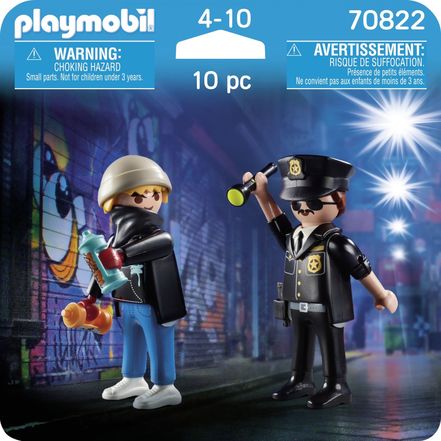 Playmobil 70822 Policier Et Taggueur