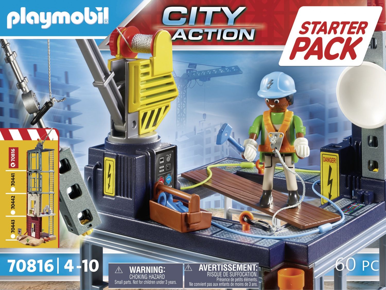 Playmobil 70816 - Plateforme Construction