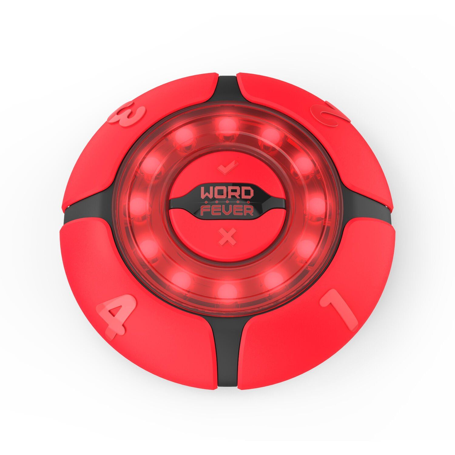 TOMY Word Fever Jeu électroniques de devinettesde Recherche de Mots avec Sons Jeu du Petit bac 3000 Questions Famille Convient aux Adultes et aux Enfants de 7+