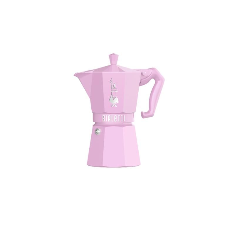 Bialetti - Cafetiere moka exclusive pink 3 t 0009063