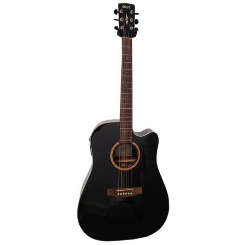 Cort Mr 710F Black - Guitare Électro Acoustique D'Occasion (+ Étui Semi-Rigide)